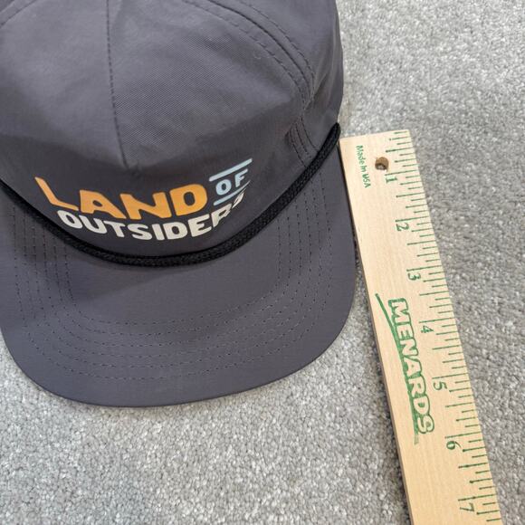 Brist Blanks Land of Outsiders Michigan Hat Gray Baseball Cap Nylon Adjustable - Picture 10 of 11